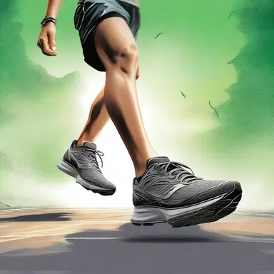 In the fantasy novel, the protagonist discovers a magical pair of shoes that allow them to become an exceptional long-distance runner with incredible speed and stamina.