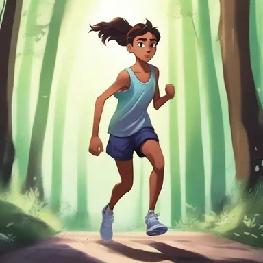 In the fantasy novel, the protagonist discovers a magical pair of shoes that allow them to become an exceptional long-distance runner with incredible speed and stamina.