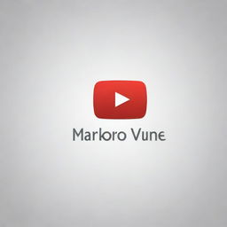 Youtube logo with the name of Markoor vinse