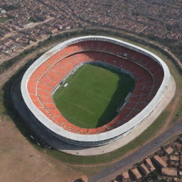 Generate a series of African Cup of Nations (AFCON) stadiums, uniquely tailored to reflect the nicknames of the national teams they host.