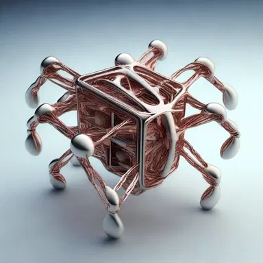 The advanced alien technology relied on interlocking nanobots that could form various shapes and structures with great precision.
