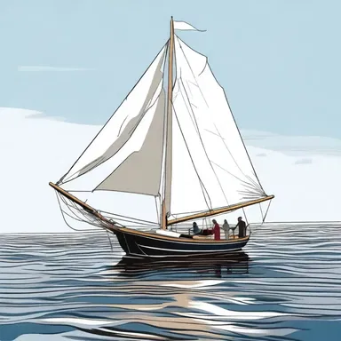 The protagonist's lubberly understanding of sailing added an element of comedy to the novel.