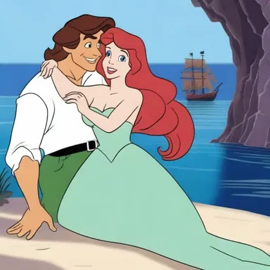 In the cartoon 'The Little Mermaid,' Ariel is unable to provide a dowry to Prince Eric as she is a mermaid and lacks possessions.