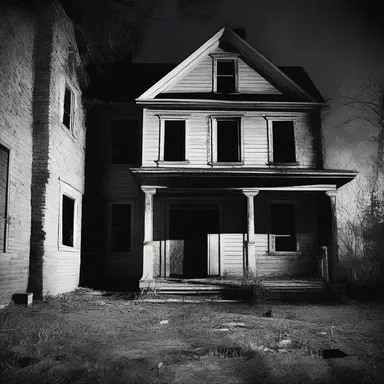 The haunted house had an associated state in the basement, where the ghost was rumored to reside.