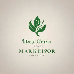 A sophisticated and cutting-edge logo displaying the name 'Markhoor Vines'. The logo merges elegant fonts with contemporary design elements.