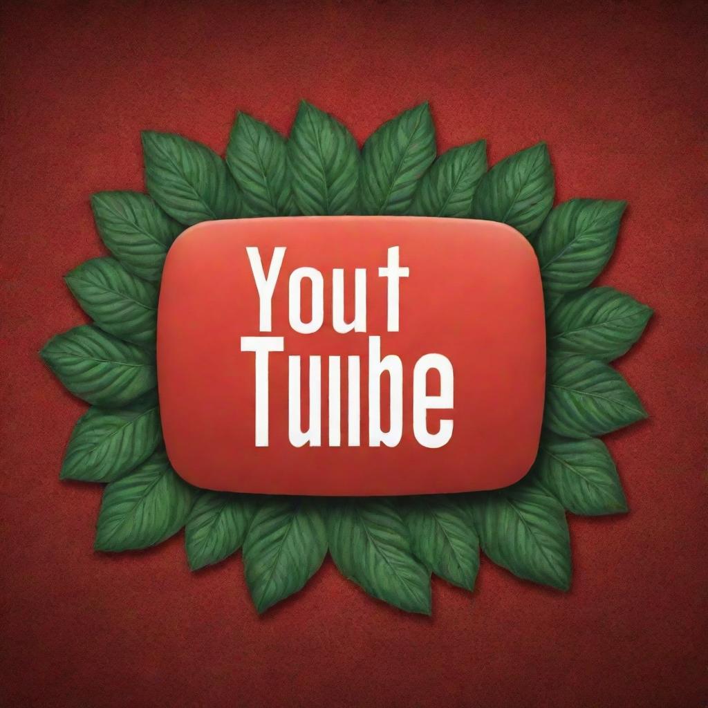 A YouTube logo, illuminated and eye-catching, with 'YouTube' replaced by 'Markhoor Vines'. The text 'Markhoor Vines' stands out brightly against a contrasting backdrop.