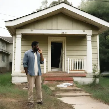 The protagonist of the movie was a struggling homeowner trying to keep their house from foreclosure.