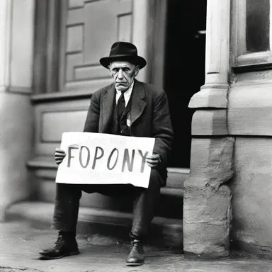 During the Great Depression, many homeowners were unable to pay their mortgages, leading to widespread eviction and homelessness.
