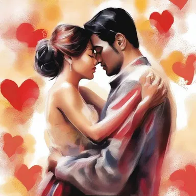 In the midst of their passionate embrace, they pretermitted the worries and let love consume them.