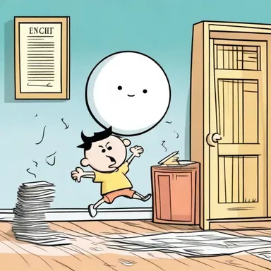 The cartoon character frequently pretermits the rules of gravity, allowing for comical and unrealistic situations.