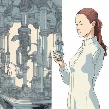 In the science fiction novel, the protagonist uses a special device for the instilment of a serum that enhances human abilities.