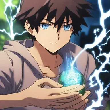 In the anime series, the main character undergoes a transformation through the instilment of a mysterious liquid, gaining supernatural powers.
