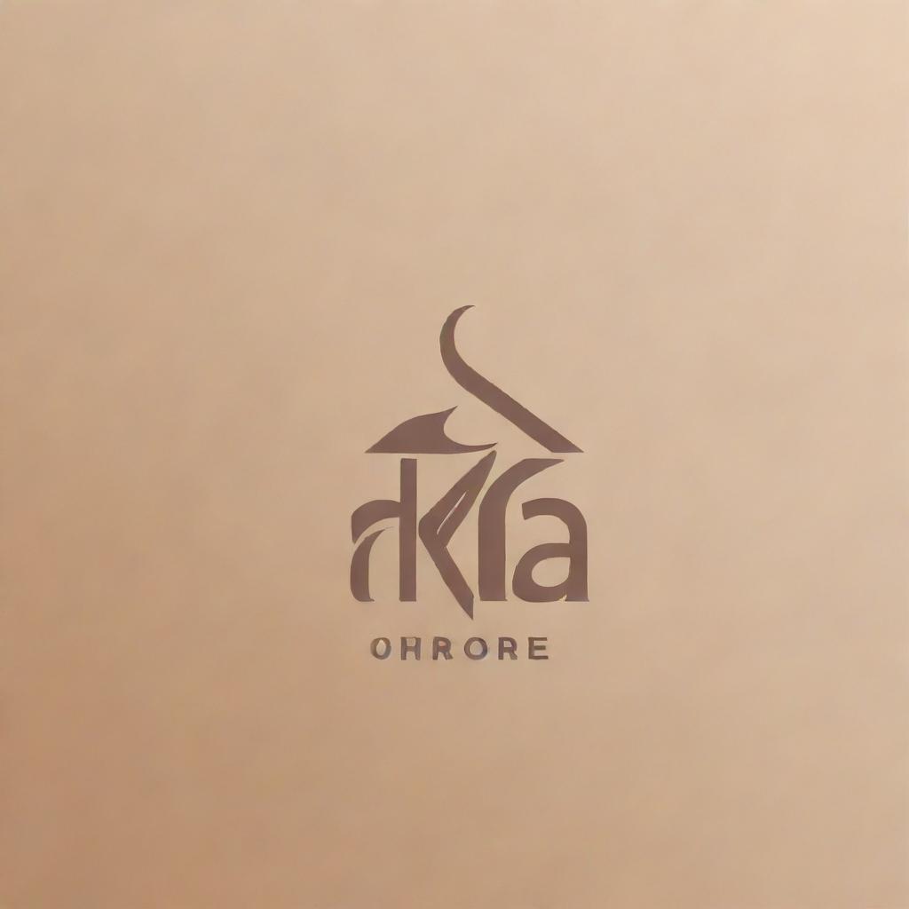 Design a creative and professional-looking logo with the name 'Kha Store'. Incorporate modern design elements and ensure the text is clearly visible.