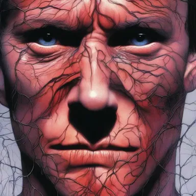The author painted a vivid picture of the trabecular veins in the protagonist's eyes, symbolizing their emotional depth.