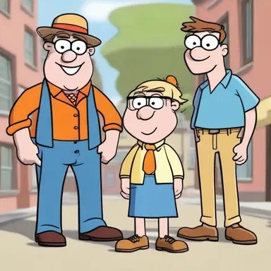 The coltish characters in the animated series always found themselves in hilarious and playful situations.
