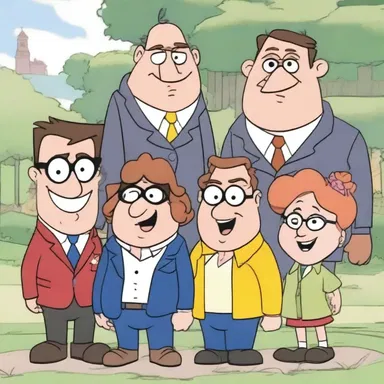 The coltish characters in the animated series always found themselves in hilarious and playful situations.