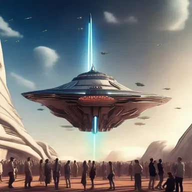 The obtrusive spaceship soared across the screen, capturing the audience's attention with its stunning visuals.