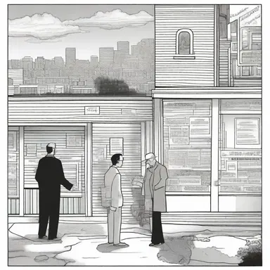 The artist used noncellular illustrations to portray the story in the comic book.