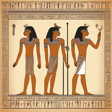The ancient Egyptians believed in noncellular deities that governed various aspects of life.