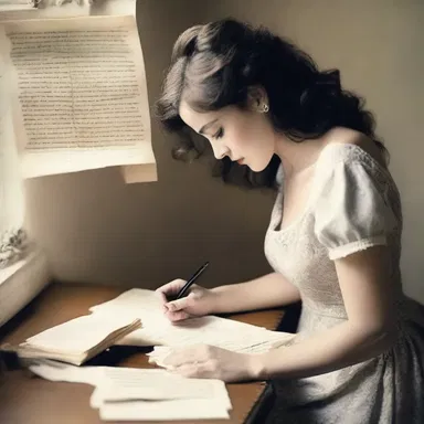 She could not read the love letters he wrote to her due to her word blindness.