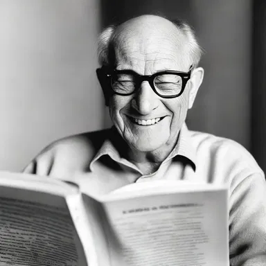 Despite his word blindness, he enjoyed reading joke books and listening to humor that didn't rely heavily on written words.