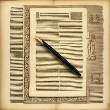 In ancient times, people illuminated manuscripts manually, using quills and ink.