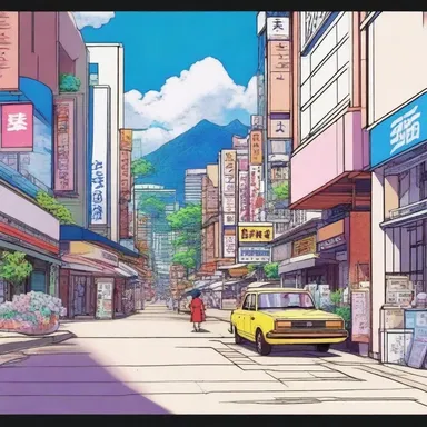 The artist painstakingly colored each frame of the anime manually to give it a unique aesthetic.