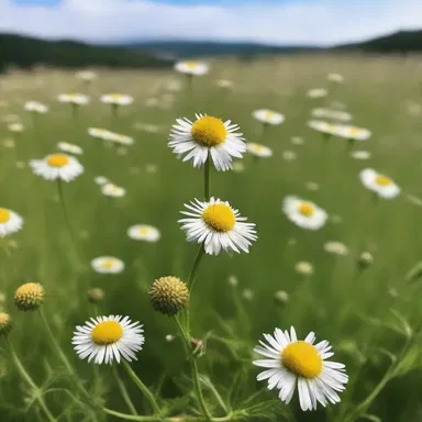 In the novel, the protagonist comes across a field of fleabane, adding a touch of natural beauty to the scene.