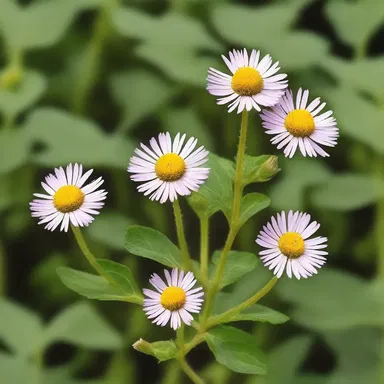 In the distant future, scientists discovered a new species of fleabane that had the ability to teleport.