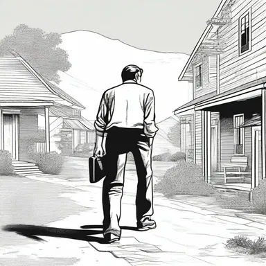 In the novel, the main character had to deal with a neighbor who would chivvy him relentlessly, causing much frustration.