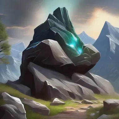 According to ancient mythology, the living rock was created by the gods as a protector of secret treasure hidden deep within the mountains.