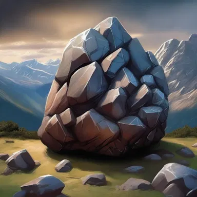 According to ancient mythology, the living rock was created by the gods as a protector of secret treasure hidden deep within the mountains.