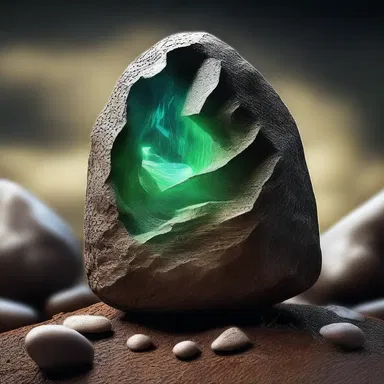 According to ancient mythology, the living rock was believed to be a sacred stone with magical powers.