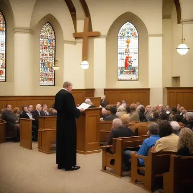 The newsy sermon captivated the congregation and inspired them to reflect on their faith.