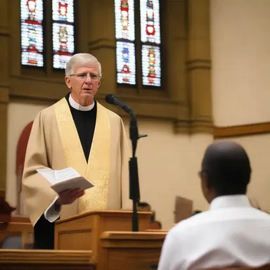 The newsy sermon captivated the congregation and inspired them to reflect on their faith.