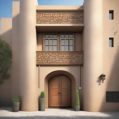 The design of the building had a mobbish feel, with thick walls, small windows, and a heavy entrance.