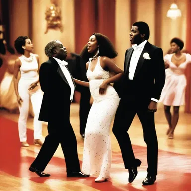 The romantic comedy movie features a subplot involving a minstrel show where the main characters fall in love.