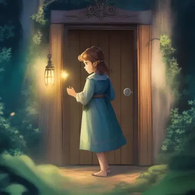 In the novel, the protagonist discovers a backdoor into a mysterious world filled with magic and enchantment.