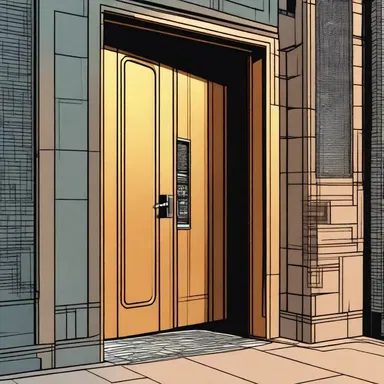 In the science fiction story, the protagonist discovered a hidden backdoor that allowed access to a futuristic world.