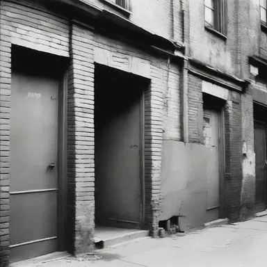 During World War II, the resistance fighters used the backdoor of the old building as an escape route from the enemy.