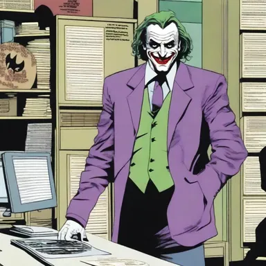 In the comic book 'Batman', the Joker managed to gain control over the city's security system by exploiting a backdoor he found in the software.