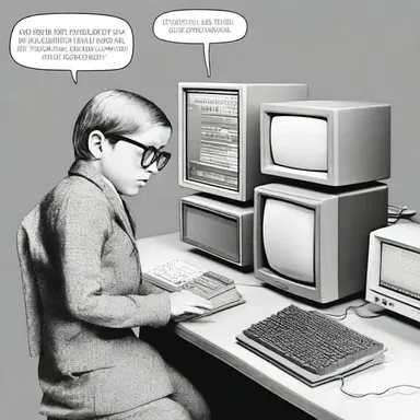Why did the microcomputer go to school? To become smarter and compute better jokes!