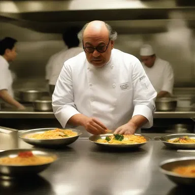 The movie showcases the gastronomic journey of a master chef who aspires to start his own restaurant.