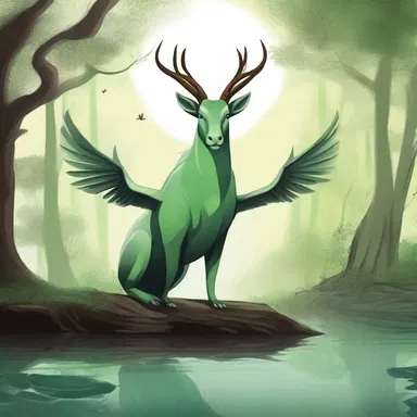 Legends tell of a mythical creature that only emerges during peacetime, symbolizing the elusive nature of harmony and tranquility.