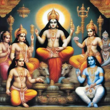 In Hindu mythology, communalism is often depicted through the conflict between different deities and their respective followers.