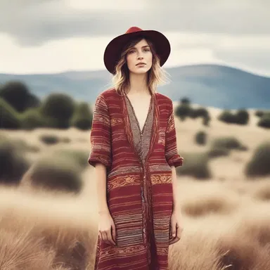 The commune's fashion sense embraced a bohemian style with a focus on sustainable and ethically sourced clothing.