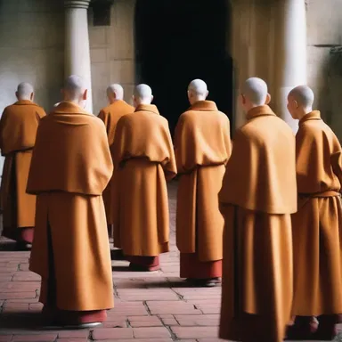 Many monastic orders practice communalism, where members live together, share resources, and follow a common religious doctrine.