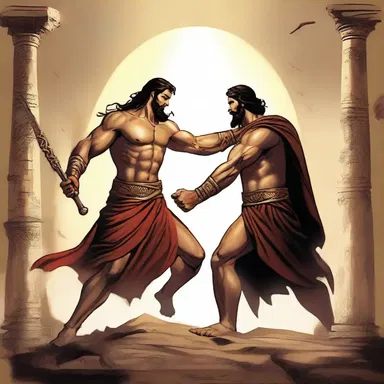 In the ancient legend, the hero was forced to fork up his beloved companion to the gods as a sacrifice.