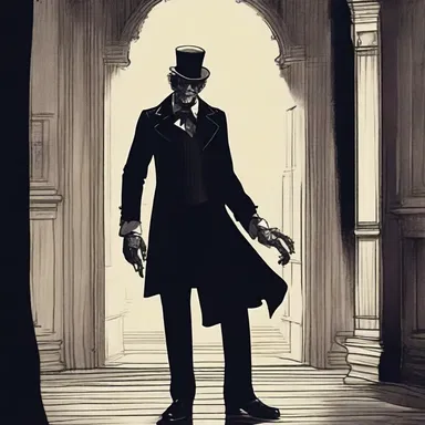 The trepid protagonist hesitantly entered the haunted mansion, fearing what awaited him inside.