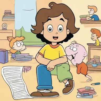 In children's cartoons, characters often use euphemisms to talk about difficult or sensitive topics.